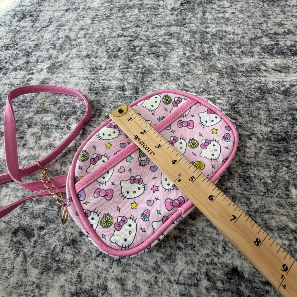 Sanrio Hello Kitty Crossbody Purse Kids‎ One Size Pink All Over Print Bag